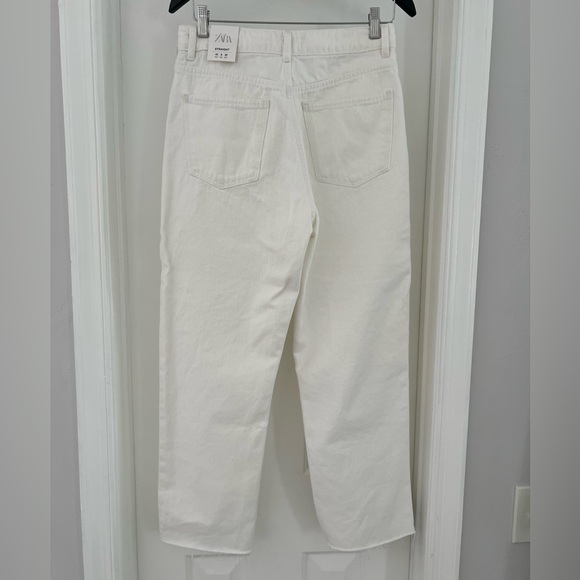 Brand new with tags Zara straight leg button up US 8 EU 40 0774/134/250 - Picture 4 of 5